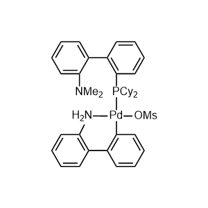 甲磺酸[2-(環(huán)己基膦基)-2'-(N,N-二甲胺基)-1,1'-聯(lián)苯](2'-胺基1,1'-二苯基-2-基)鈀(II)二氯甲烷加合物
