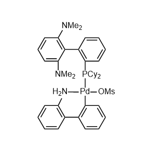 甲磺酸(2-二環(huán)己基膦-2',6'-雙(二甲氨基)-1,1'-聯(lián)苯基)(2'-甲氨-1,1'-聯(lián)苯-2-基)鈀(II)